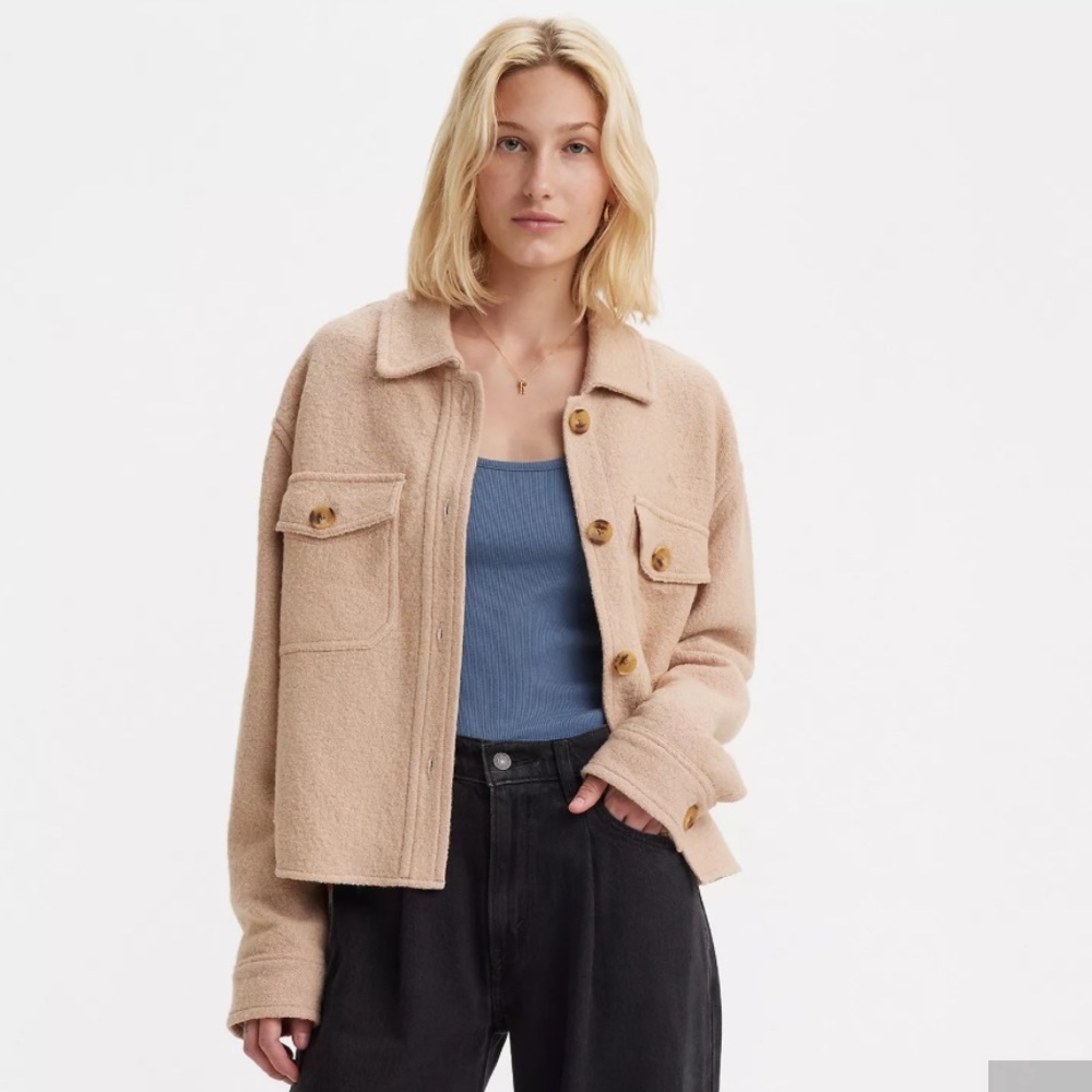 Levi’s Cropped shirt jacket